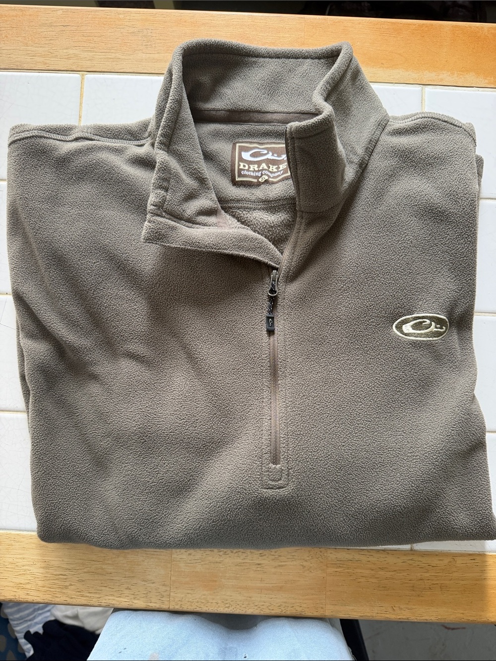 Drake Waterfowl Fleece Quarter-Zip Pullover - 2X